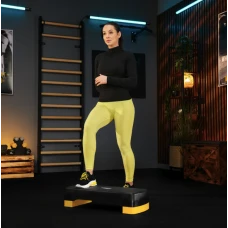 Степ платформа Trex Sport TX-030AS 3 рівнева чорно-жовта