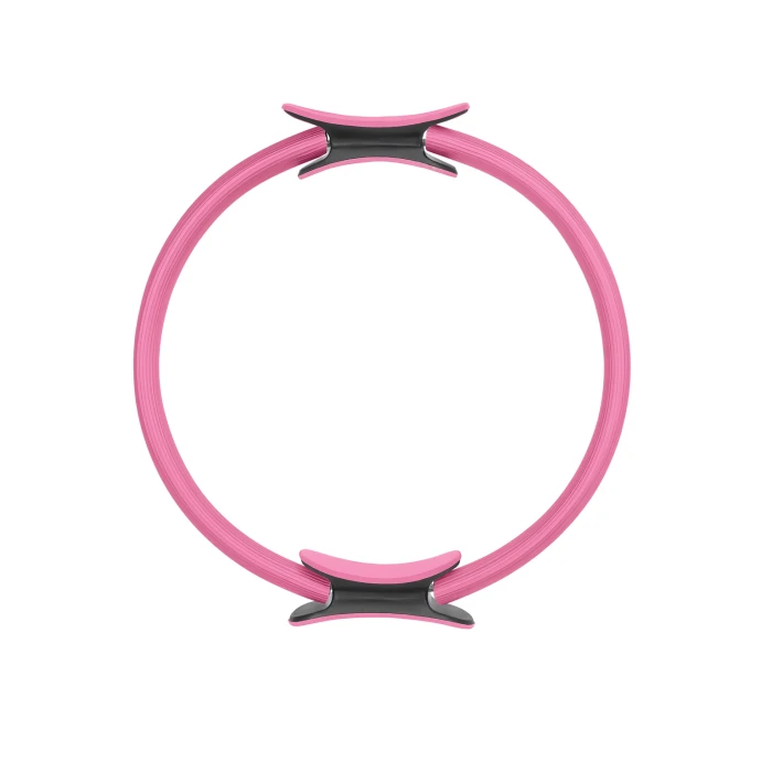 Кільце для пілатесу Gymtek армоване скловолокно 38см рожевий