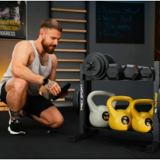 Стійка 2-рівнева для гантелей, дисків та гирь TX-045DR