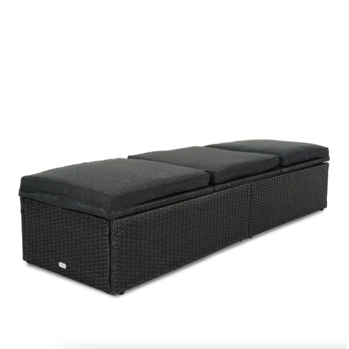 Садовый шезлонг Di Volio Asco черный