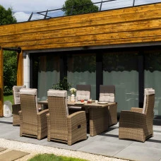 Комплект садовой мебели Di Volio Rawena 6+1 бежевый
