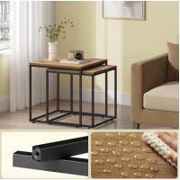 Комплект журнальных столиков Leobert Nika натуральный квадратный.