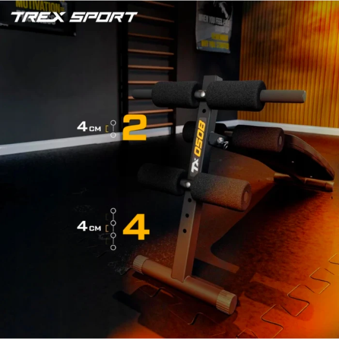 Скамейка тренировочная Trex Sport TX-050B для пресса