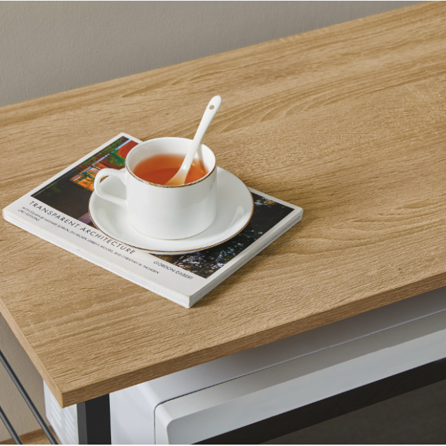 Стеллаж Leobert Dash на колесах в стиле Loft натуральный