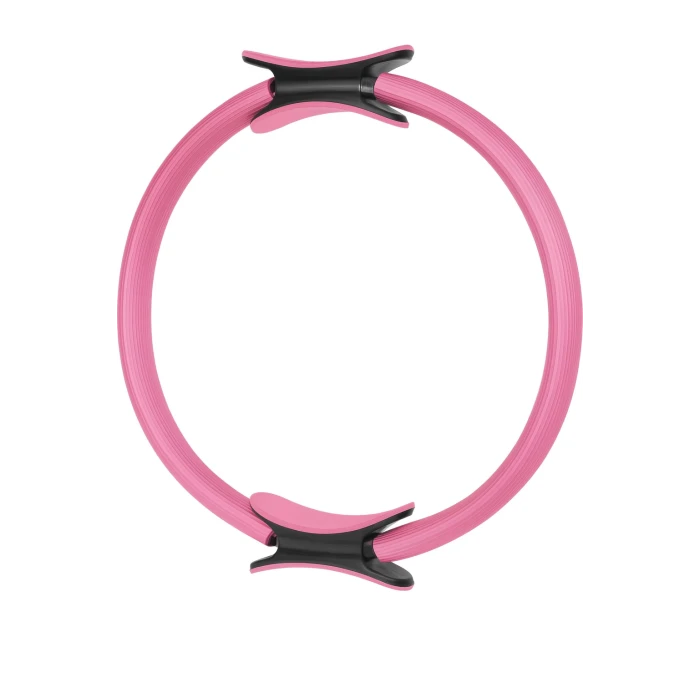 Кільце для пілатесу Gymtek армоване скловолокно 38см рожевий