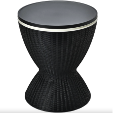 Стол-холодильник Costway Curver с регулируемой высотой 30L черный