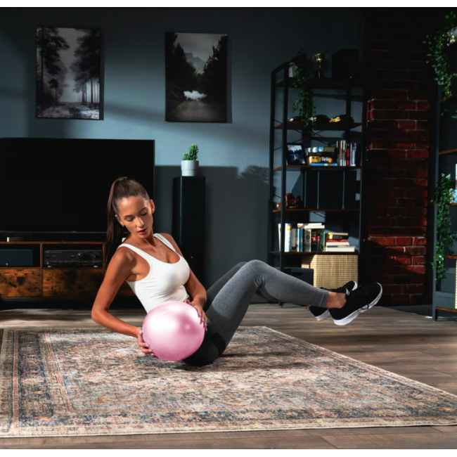 Фитбол Hop-Sport 25см розовый