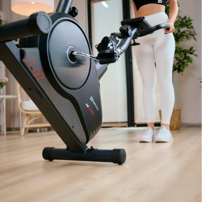 Велотренажер Hop-Sport HS-2080 Spark черно-красный (2025)