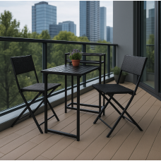 Комплект балконной мебели Jumi Kirbi New с тумбой для цветов