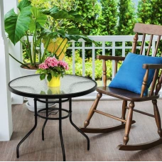 Садовый стол Costway Acapulco с местом для зонта