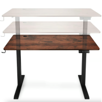 Компьютерный стол с регулируемой высотой Di Volio Amone коричневый