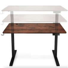 Компьютерный стол с регулируемой высотой Di Volio Amone коричневый