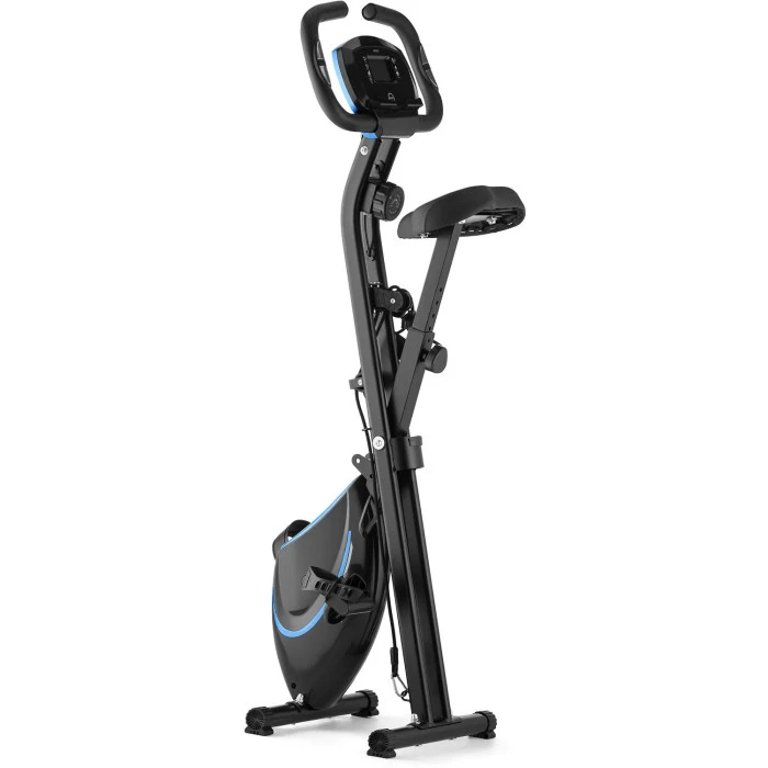 Велотренажер Gymtek FX600 магнитный складной с эспандерами синий