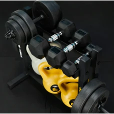 Стійка 2-рівнева для гантелей, дисків та гирь TX-045DR