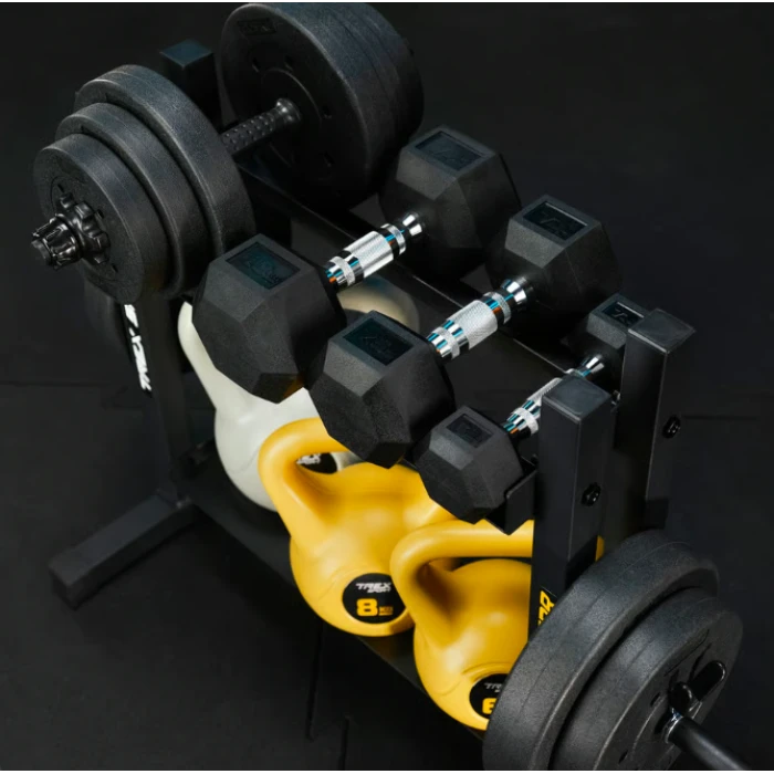 Стійка 2-рівнева для гантелей, дисків та гирь TX-045DR