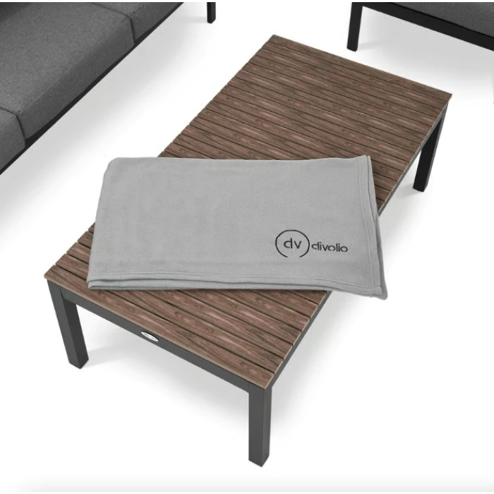 Комплект садових меблів Di Volio Tivoli графітовий/сірий