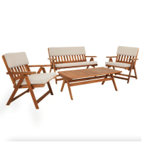 Комплект садових меблів Di Volio Lusiano складаний бежевий