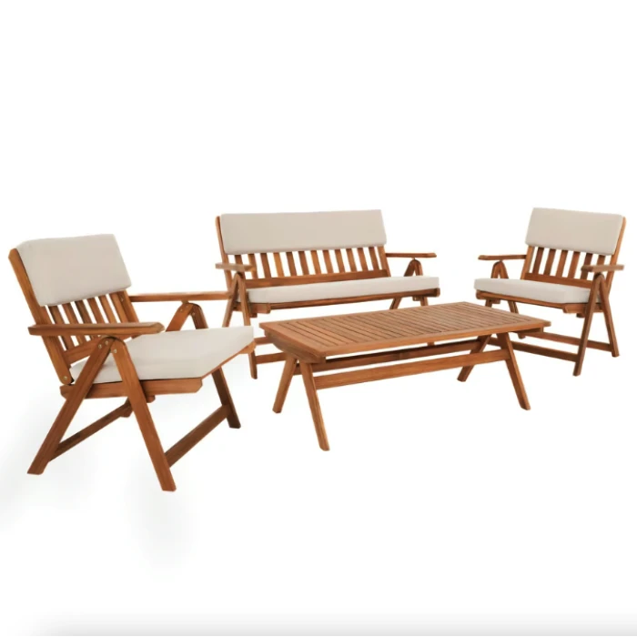 Комплект садовой мебели Di Volio Lusiano складной бежевый