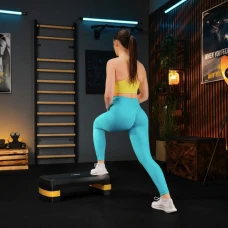 Степ платформа Trex Sport TX-030AS 3 рівнева чорно-жовта