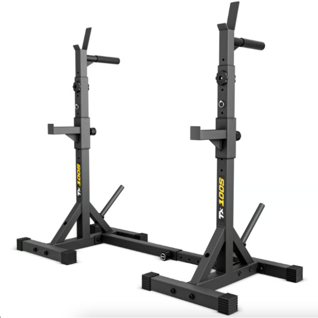 Стійки під штангу Trex Sport TX-100S регульовані з ручками для віджимань