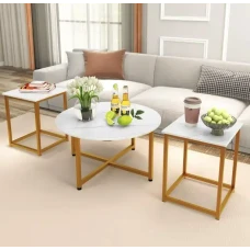 Комплект журнальных столиков Costway Lumen 3 штуки