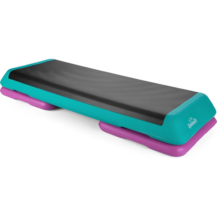 Степ-платформа Queenfit 3-х рівнева різнобарвна