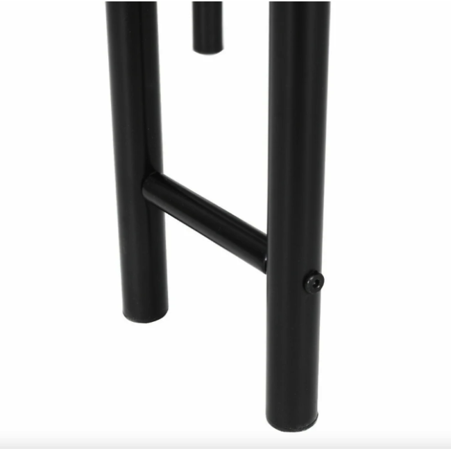 Комплект меблів Costway Katarina стіл і 4 стільці чорний