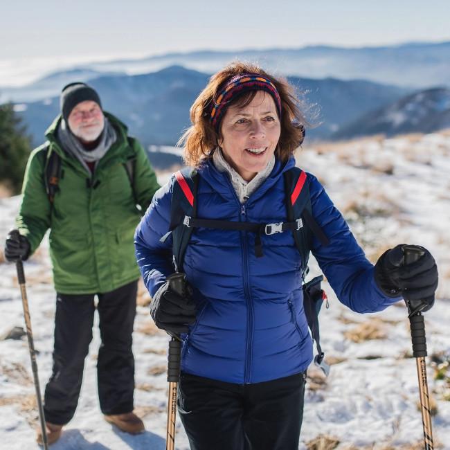 Трекінгові палки Outtec алюмінієві 3-х секційні 65-135см Anti-shock