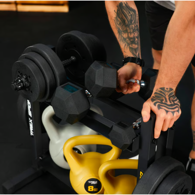 Стійка 2-рівнева для гантелей, дисків та гирь TX-045DR