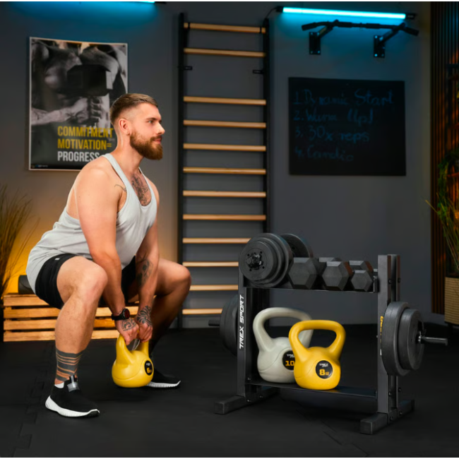 Стійка 2-рівнева для гантелей, дисків та гирь TX-045DR