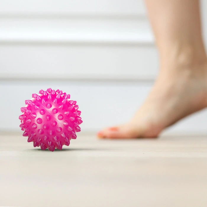 Набір масажних м'ячів Gymtek 65 мм 4 шт рожево-салатовий