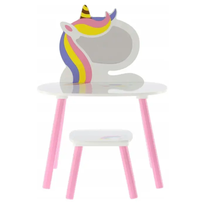 Дитячий туалетний столик Chomik LILY з дзеркалом + стілець