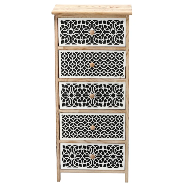 Комод деревянный Chomik ALICE на 5 ящиков.