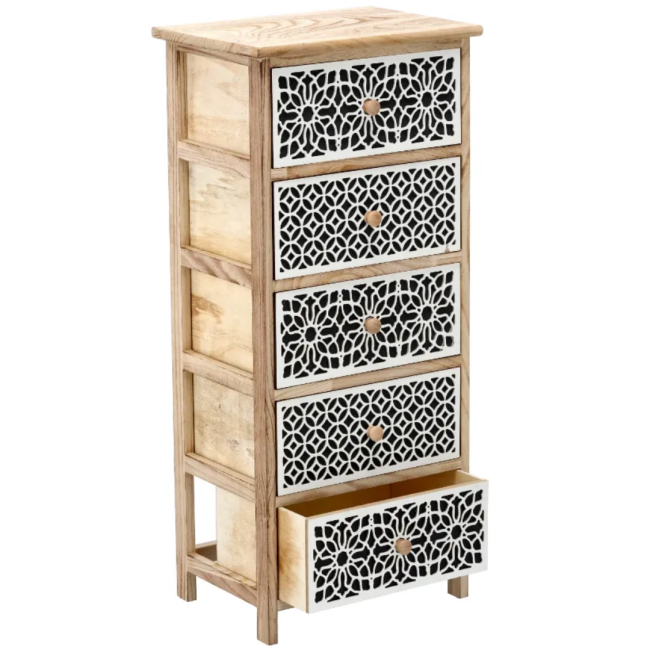 Комод деревянный Chomik ALICE на 5 ящиков.