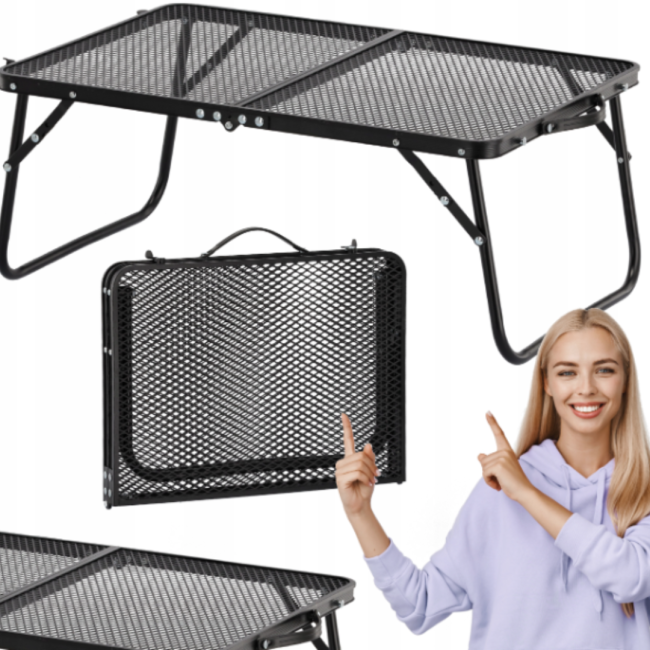 Туристичний стіл Chomik Garden Line TOURIST складаний чорний