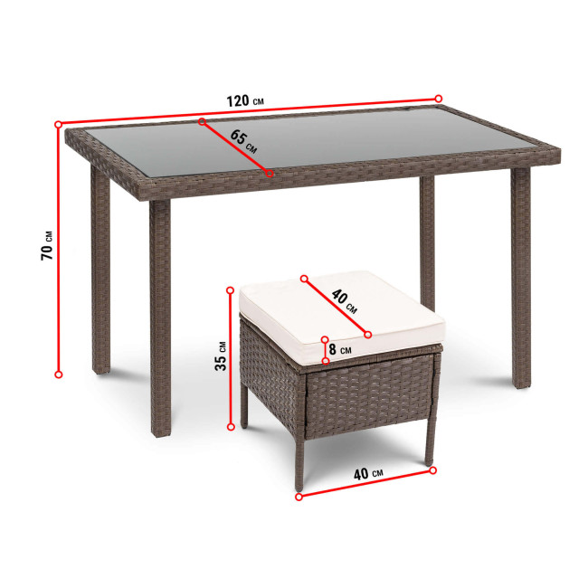 Садові меблі Di Volio VENICE сірі