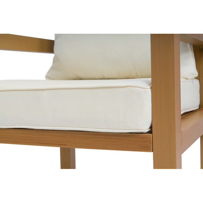 Комплект садових меблів Di Volio Brescia 3 Натуральний/кремовий