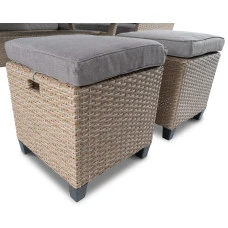 Комплект садових меблів Di Volio Livorno Бежевий/Світло-сірий