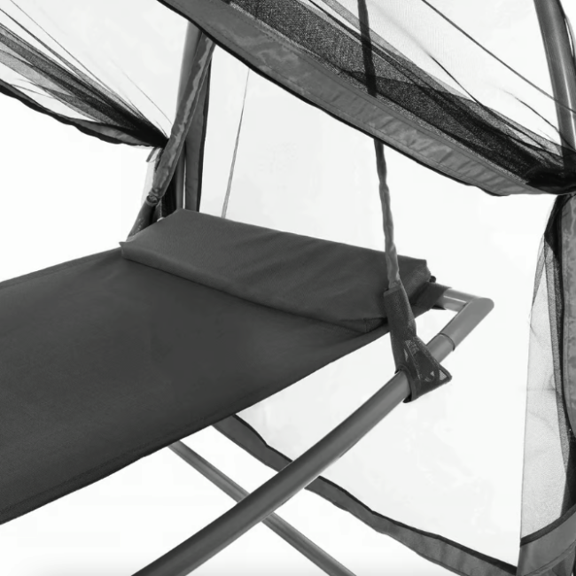 Гамак-качели с москитной сеткой Di Volio Treviso серый