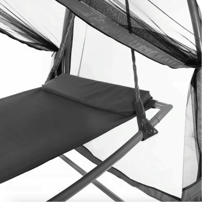 Гамак-качели с москитной сеткой Di Volio Treviso серый