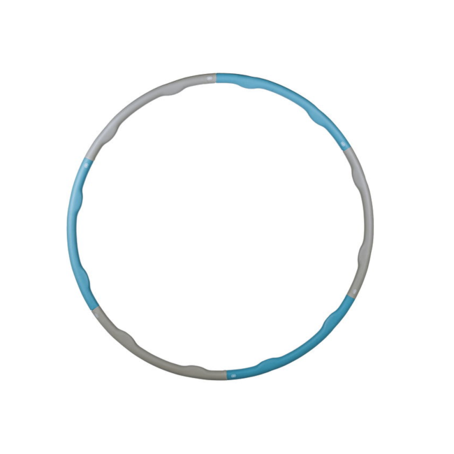 Хулахуп Gymtek с массажером 100см сине-серый