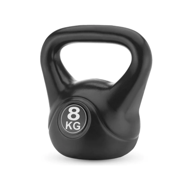 Гиря вінілова Gymtek 8кг чорний