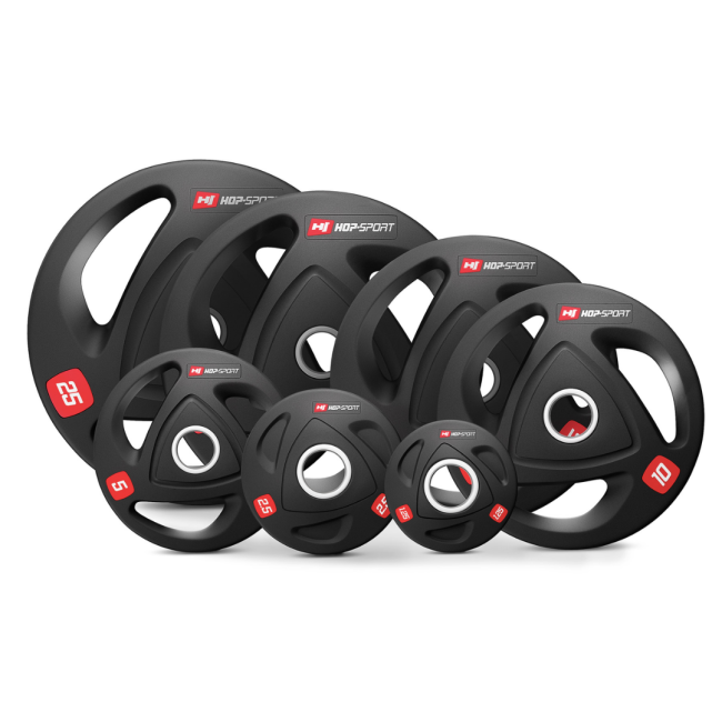 Набір олімпійський Hop-Sport PRO 120кг з грифом 165см