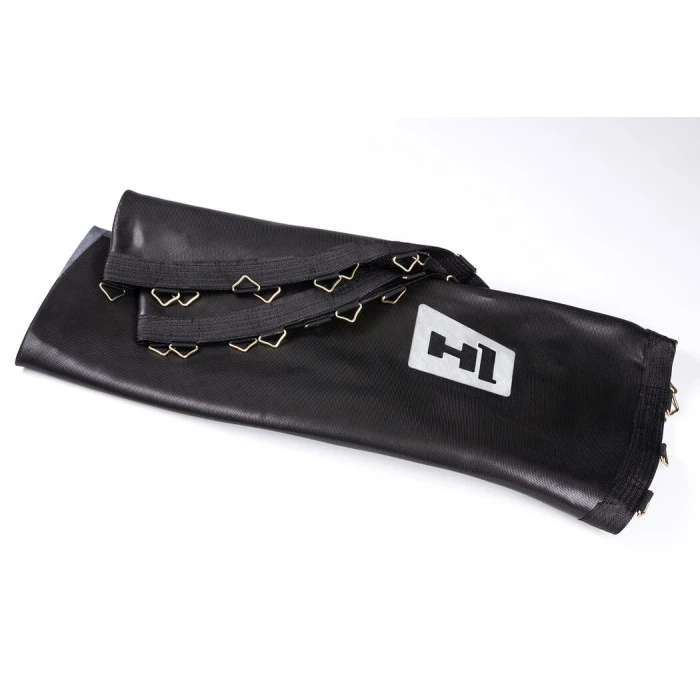 Батут Hop-Sport 12ft (366см) синий с внутренней сеткой