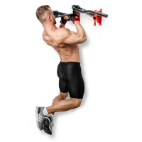 Турнік універсальний на стіну та стелю Hop-Sport HS-1006K з рукавичками