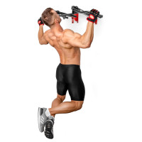 Турнік універсальний на стіну та стелю Hop-Sport HS-1006K з рукавичками