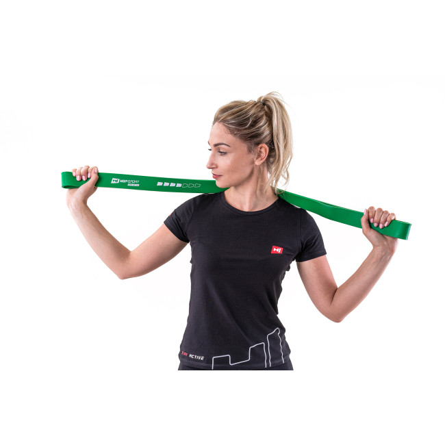 Резинка для фитнеса Hop-Sport 23-57кг HS-L044RR зеленая