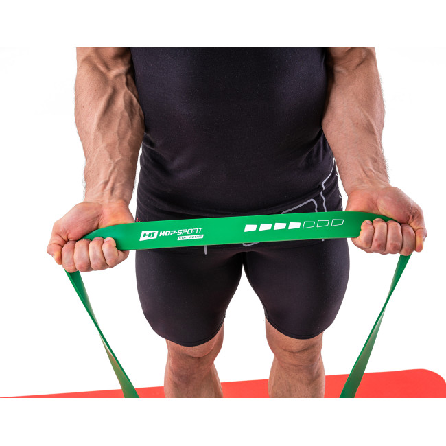 Резинка для фитнеса Hop-Sport 23-57кг HS-L044RR зеленая