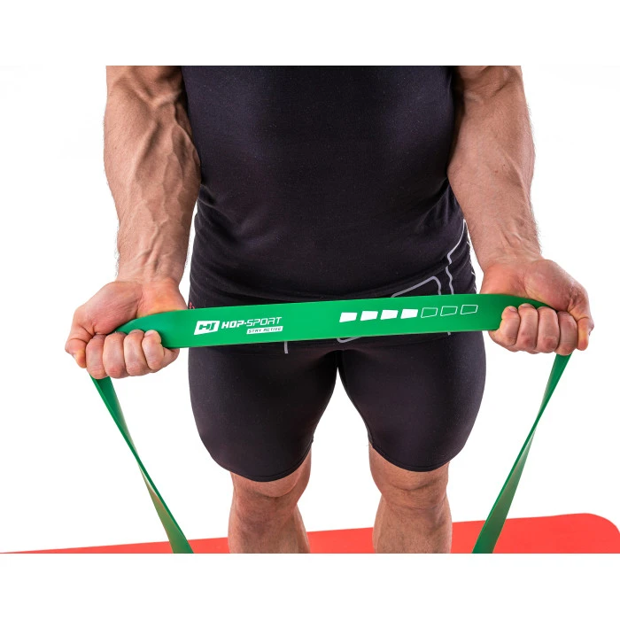 Резинка для фитнеса Hop-Sport 23-57кг HS-L044RR зеленая