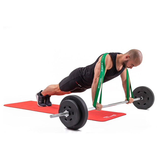 Резинка для фитнеса Hop-Sport 23-57кг HS-L044RR зеленая